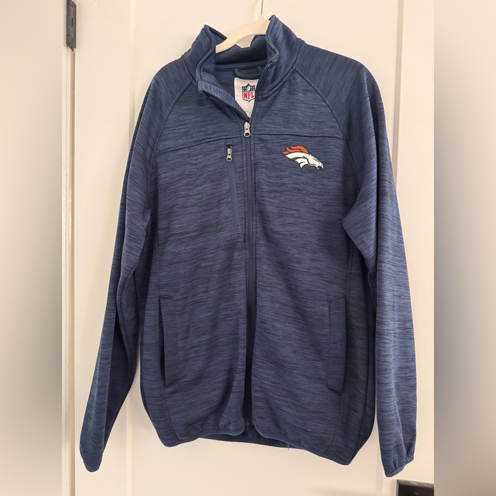 Blue NFL Full-Zip Denver Broncos Jacket